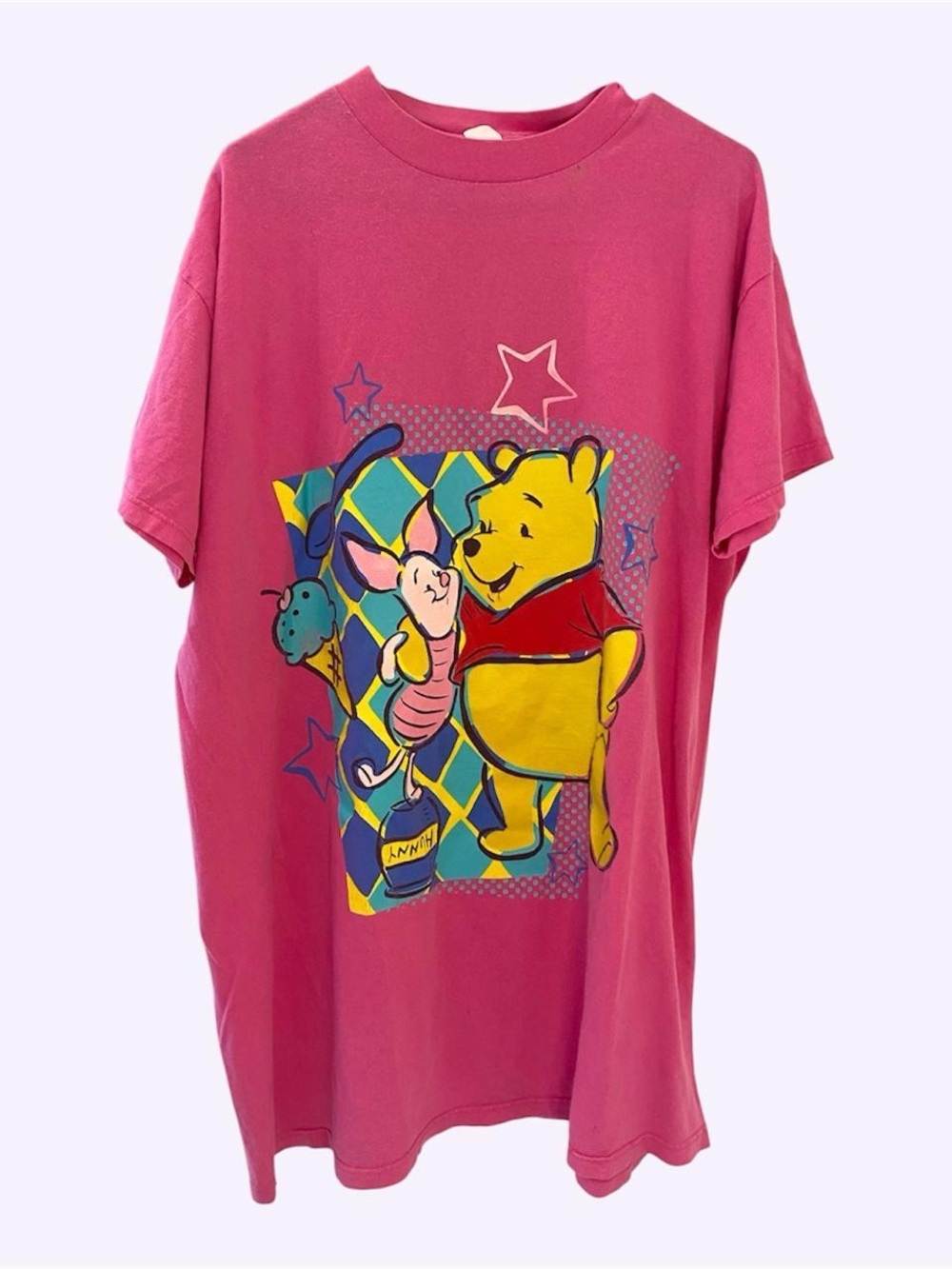 Disney Pink Winnie the Pooh & Piglet Short Sleeve Tee